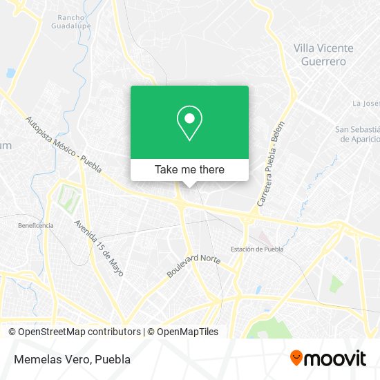 Mapa de Memelas Vero