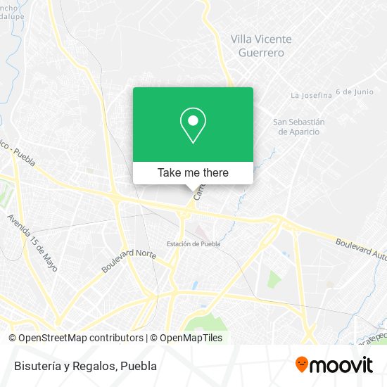 Mapa de Bisutería y Regalos