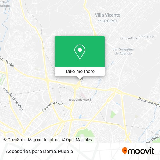 Mapa de Accesorios para Dama