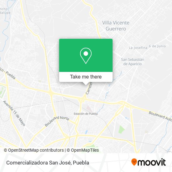 Comercializadora San José map