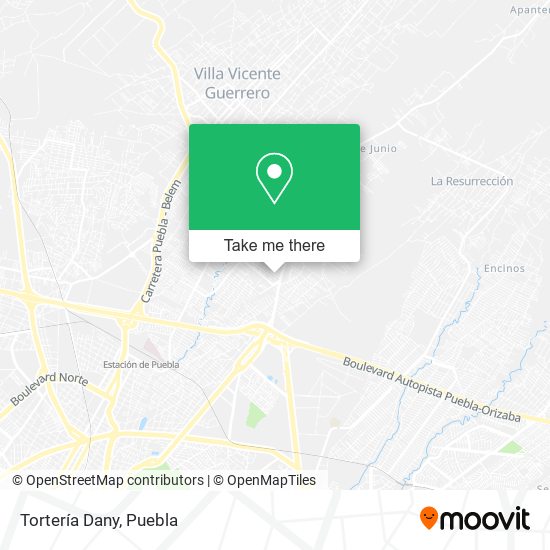 Mapa de Tortería Dany