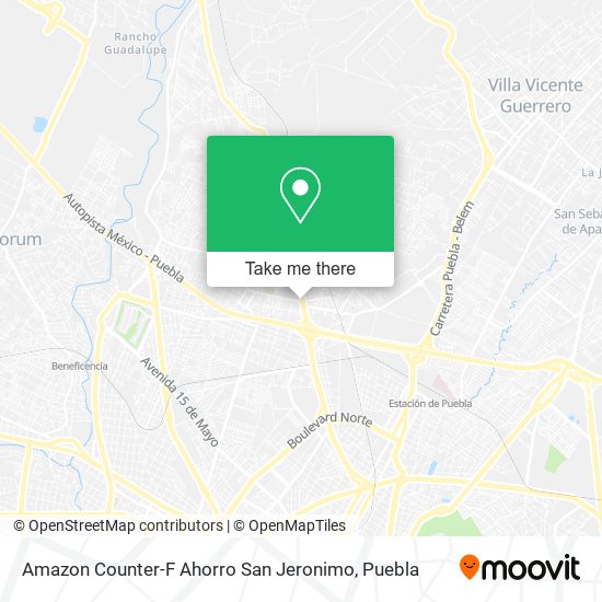 Mapa de Amazon Counter-F Ahorro San Jeronimo