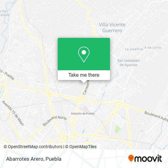 Abarrotes Arero map