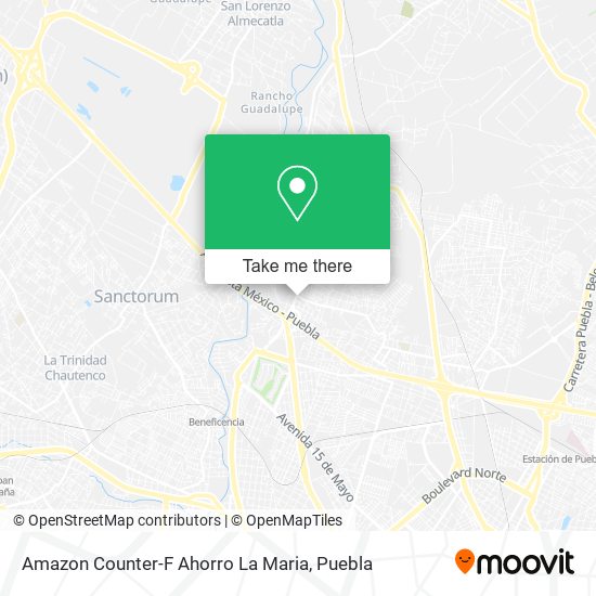 Amazon Counter-F Ahorro La Maria map