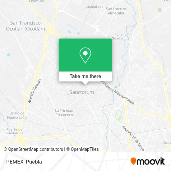 PEMEX map