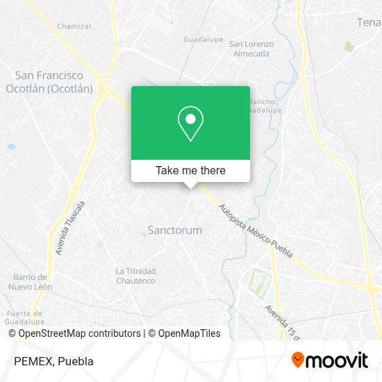 PEMEX map
