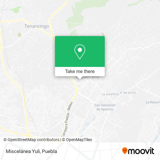 Mapa de Miscelánea Yuli
