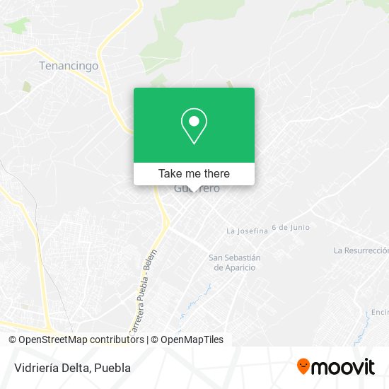 Mapa de Vidriería Delta