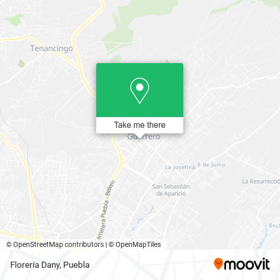 Mapa de Florería Dany