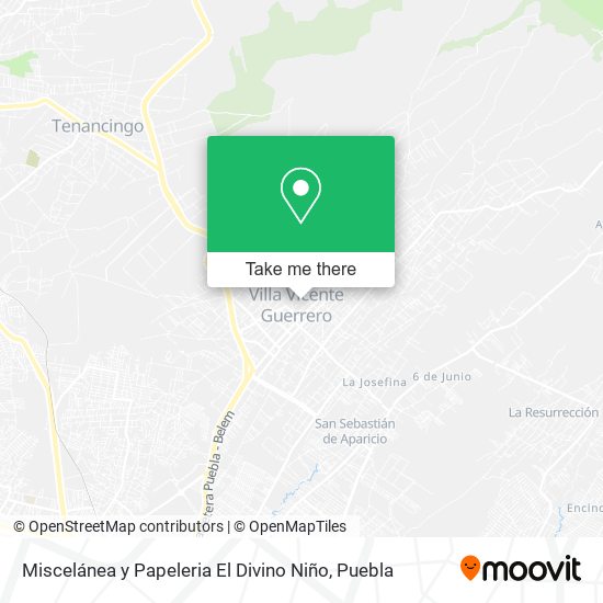 Miscelánea y Papeleria El Divino Niño map