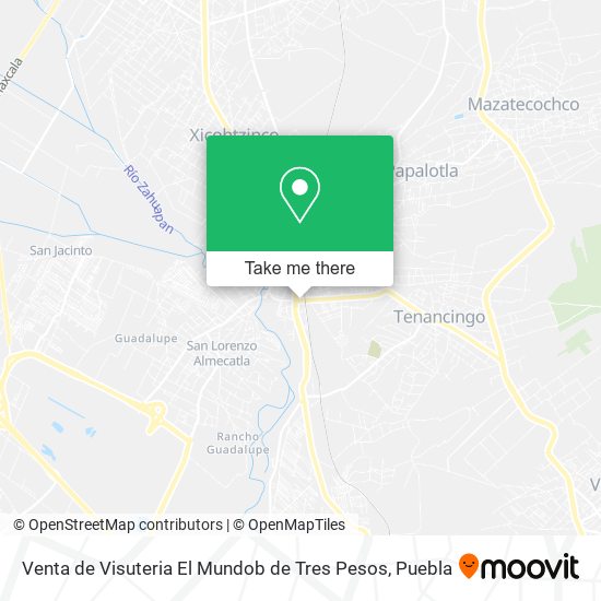 Venta de Visuteria El Mundob de Tres Pesos map