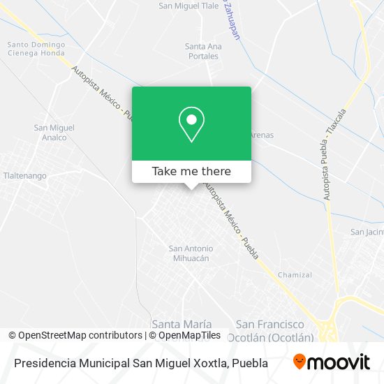 Presidencia Municipal San Miguel Xoxtla map