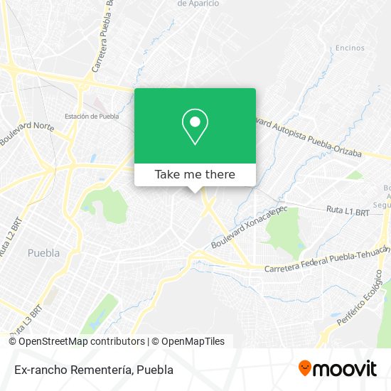 Mapa de Ex-rancho Rementería