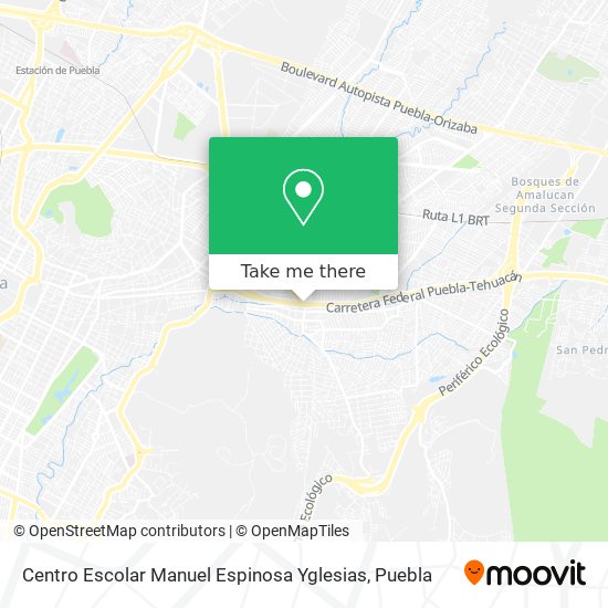 How to get to Centro Escolar Manuel Espinosa Yglesias in Puebla by Bus?