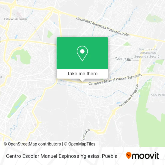 Mapa de Centro Escolar Manuel Espinosa Yglesias