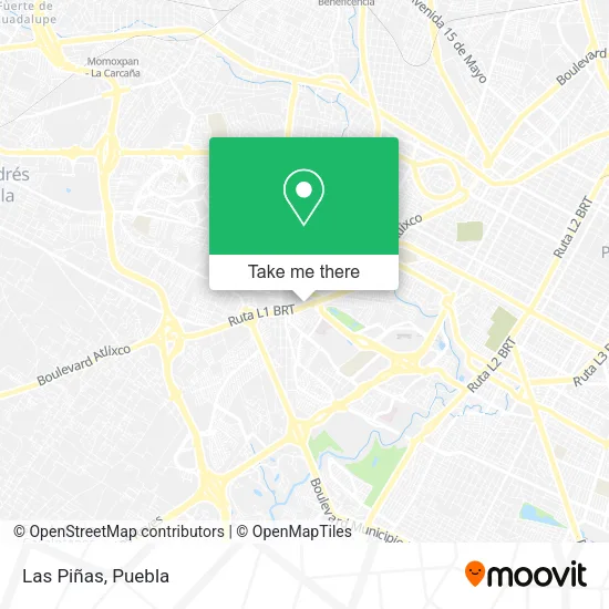 Las Piñas map