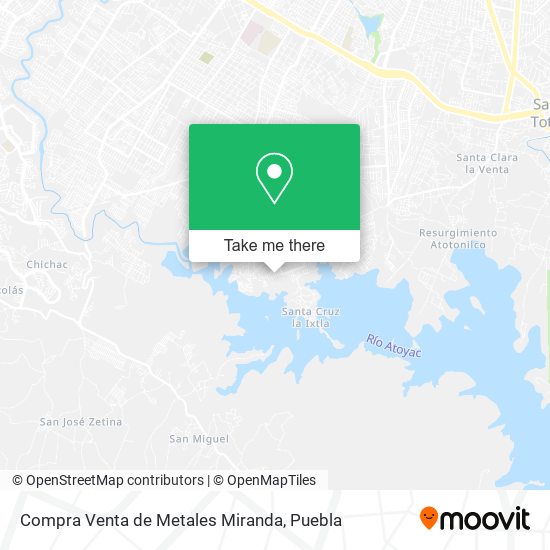Mapa de Compra Venta de Metales Miranda