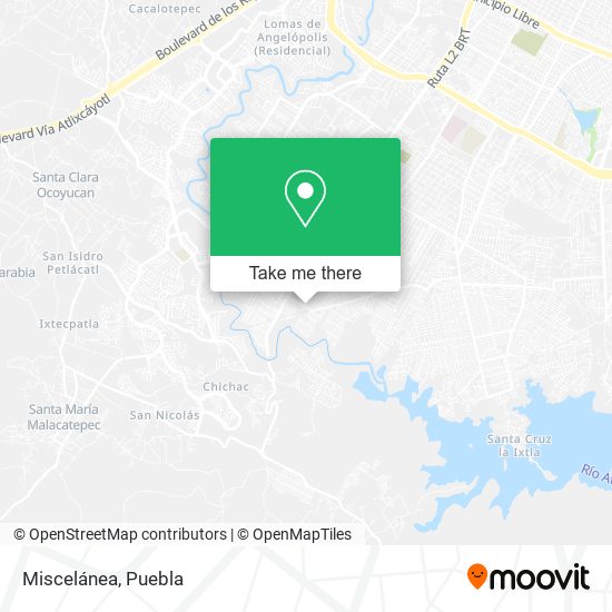 Mapa de Miscelánea