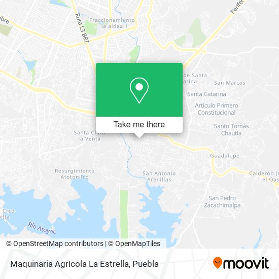 Mapa de Maquinaria Agrícola La Estrella