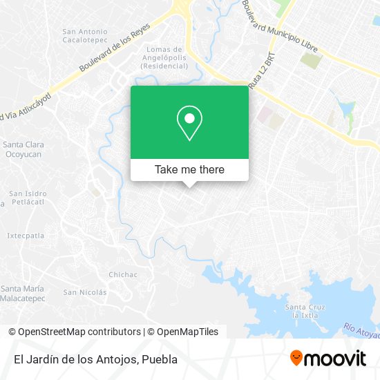 Mapa de El Jardín de los Antojos