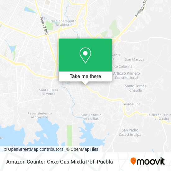 Amazon Counter-Oxxo Gas Mixtla Pbf map