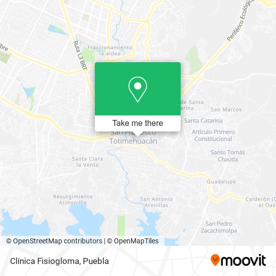 Clínica Fisiogloma map