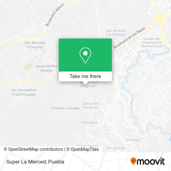 Super La Merced map