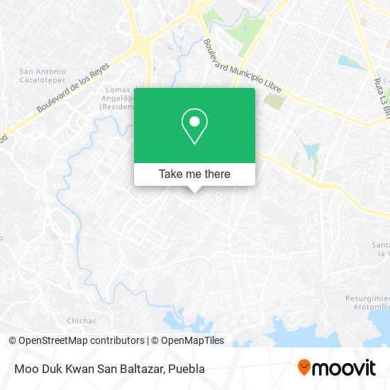 Moo Duk Kwan San Baltazar map
