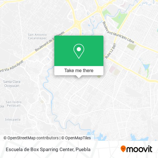 Escuela de Box Sparring Center map