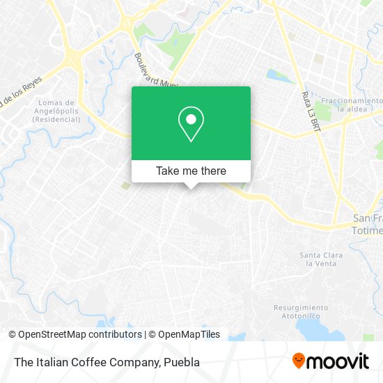 The Italian Coffee Company map