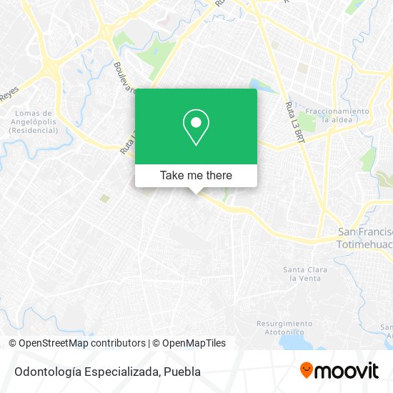 Odontología Especializada map