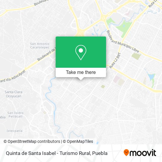 Mapa de Quinta de Santa Isabel - Turismo Rural