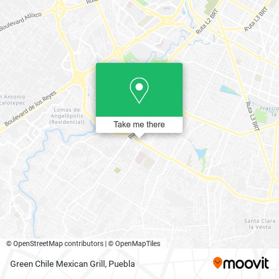Green Chile Mexican Grill map