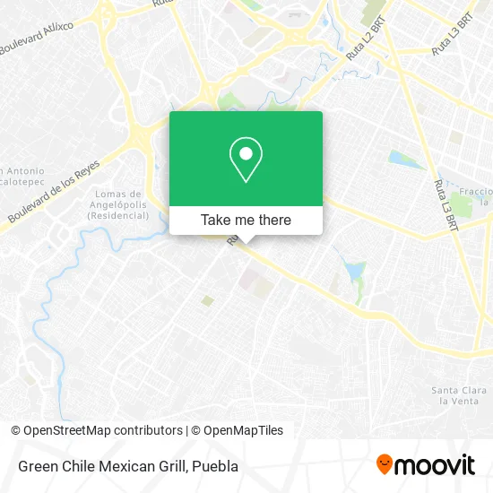 Green Chile Mexican Grill map