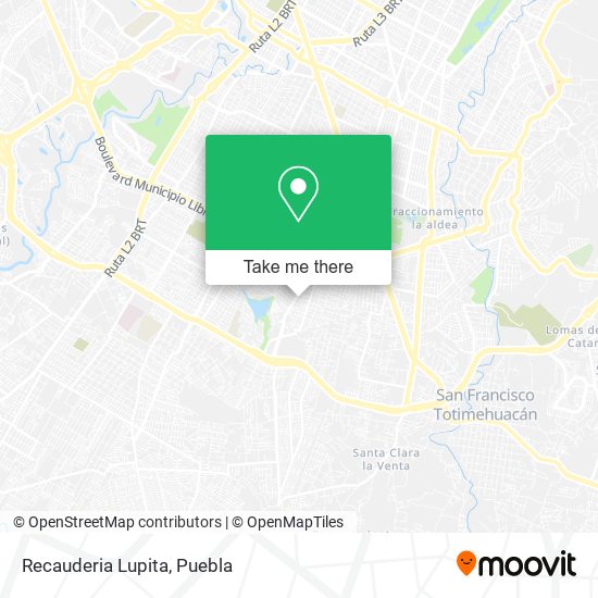 Mapa de Recauderia Lupita