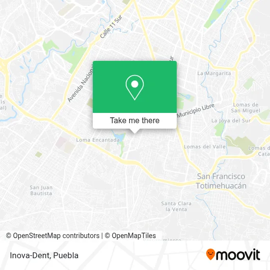 Inova-Dent map