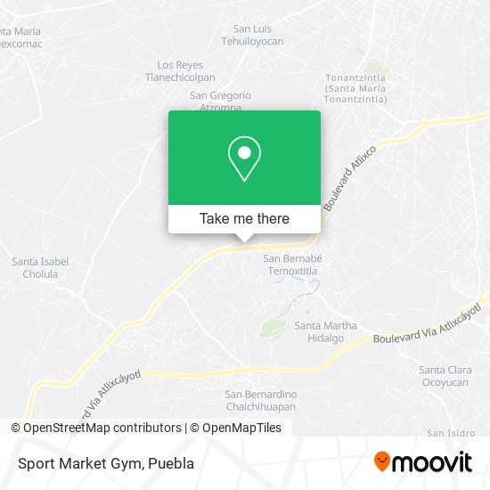 Mapa de Sport Market Gym