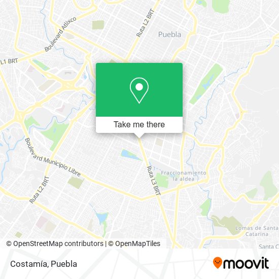 Mapa de Costamía