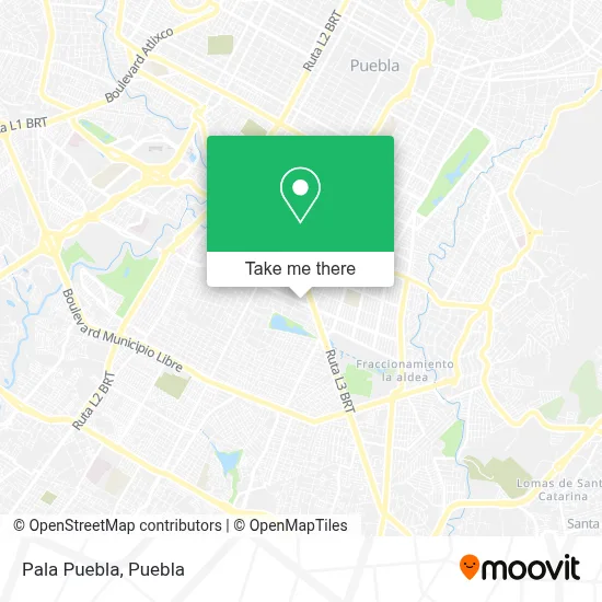 Pala Puebla map