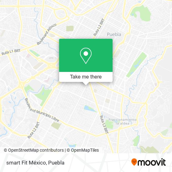 smart Fit México map