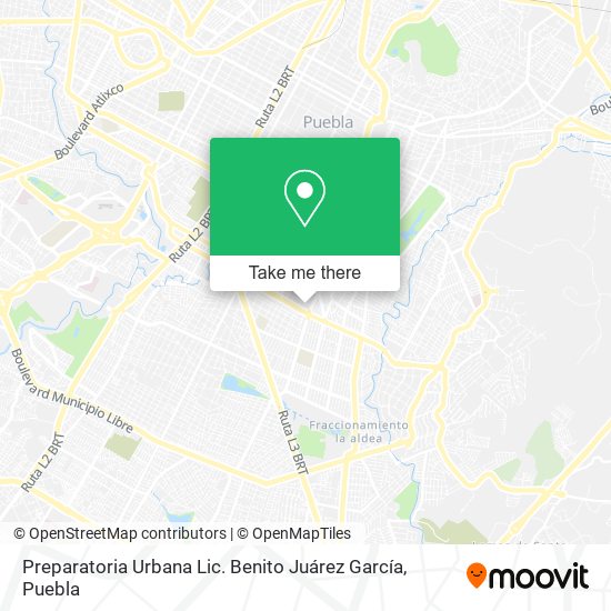 Preparatoria Urbana Lic. Benito Juárez García map