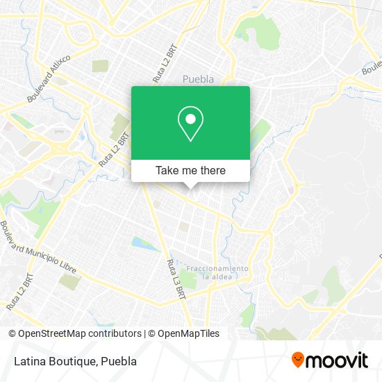 Latina Boutique map