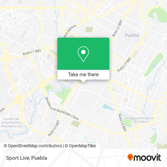 Sport Live map