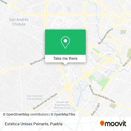 Mapa de Estética Unisex Peinarte