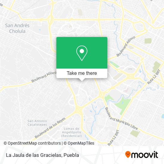La Jaula de las Gracielas map
