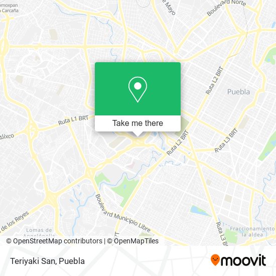 Mapa de Teriyaki San