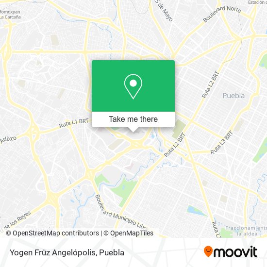 Yogen Früz Angelópolis map