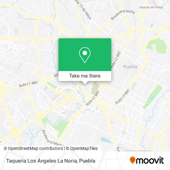 Taqueria Los Ángeles La Noria map