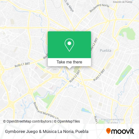 Gymboree Juego & Música La Noria map