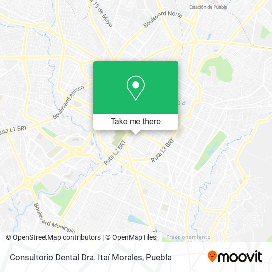 Consultorio Dental Dra. Itaí Morales map